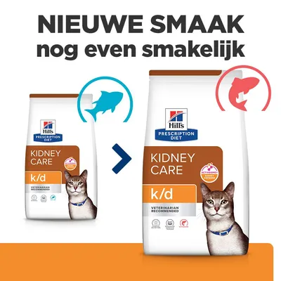 Hill's Prescription Diet k/d Kidney Care met zalm - 3 kg