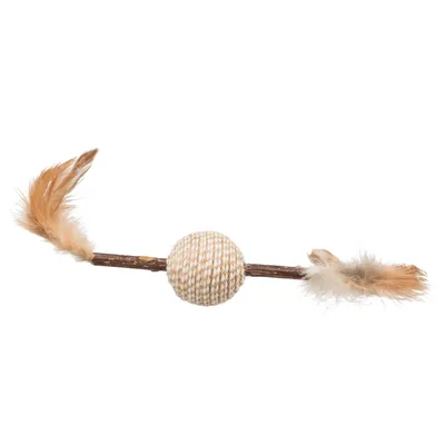 Juguete de plumas Trixie Matatabi para gatos - 1 unidad