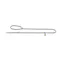 HUNTER Laisse réglable Malia, bleu tourterelle/beige 200 cm de long, 10 mm de large