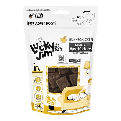 Lucky Jim MeatCubies Sparpaket: 3 x 70 g Huhn