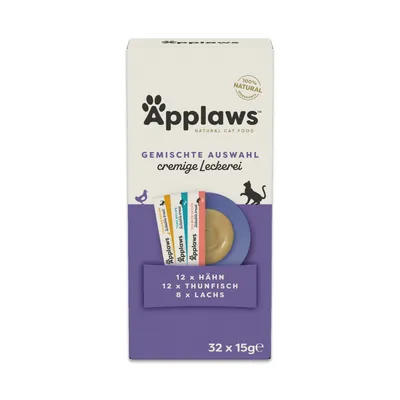 Sparpaket Applaws Cremige Leckerei 32 x 15 g - Thunfisch
