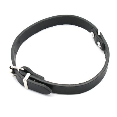 Heim Halsband genietet Soft, schwarz Halsumfang 28 - 35 cm, 16 mm breit (Größe 40)