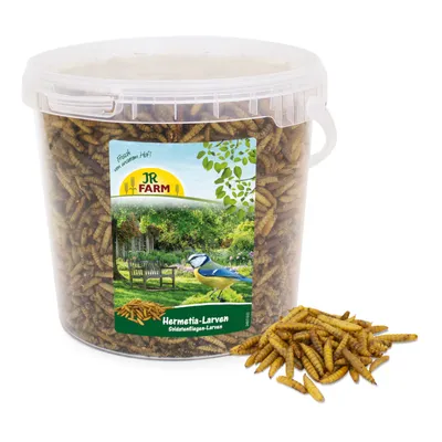 JR Farm Seau de larves d'Hermetia/de mouches soldats - 400 g