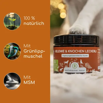 Wolfsbacher Natur Articulations & Os friandises - 300 g