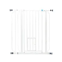 Carlson Extra-High Grid with Small Animal Door - 75 - 90cm (W) - White