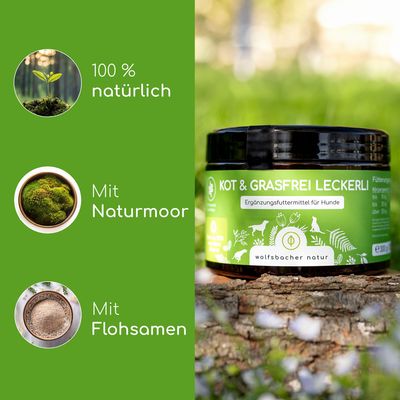 Wolfsbacher Natur Leckerli Kot & Grasfrei