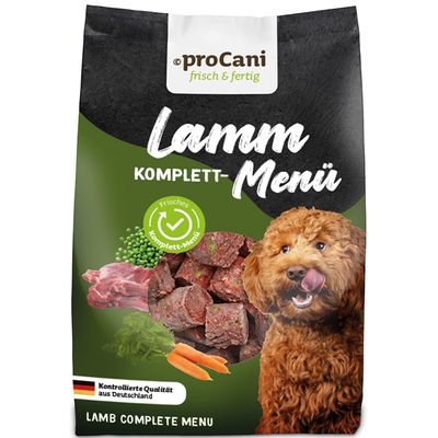 proCani frisch & fertig Lamm Komplett-Menü Nuggets 8 x 750 g
