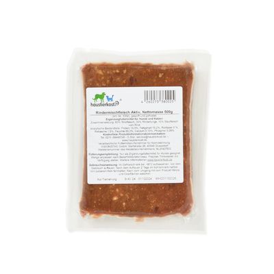 Haustierkost Rindermischfleisch Aktiv 12 x 500 g
