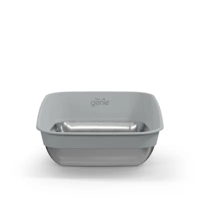 LitterLocker by Litter Genie® Platinum Katzentoilette - edelstahl / grau