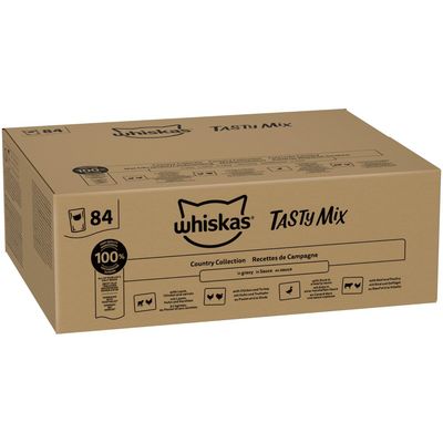 Whiskas 1+ Adult bolsitas 84 x 85 g Colección Country en salsa