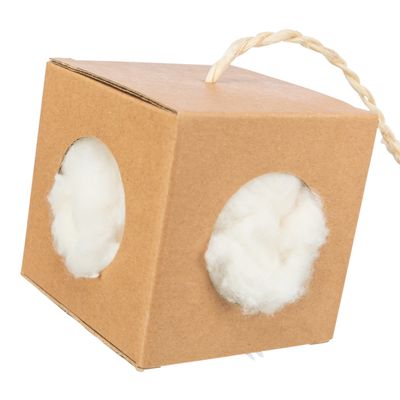 Trixie box med bomaterial av kapok
