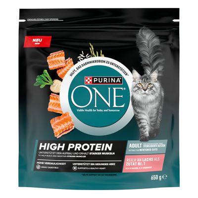 PURINA ONE High Protein Lachs 650 g