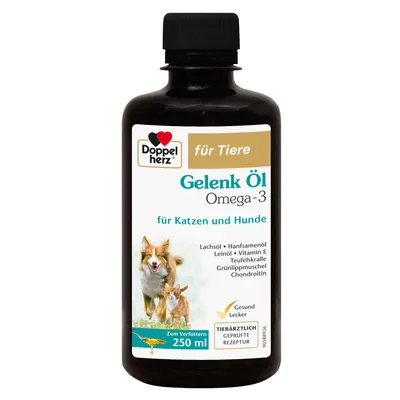 Doppelherz Gelenk Öl Omega-3 für Katzen und Hunde Doppelherz Gelenk Öl Omega-3 für Katzen und Hunde