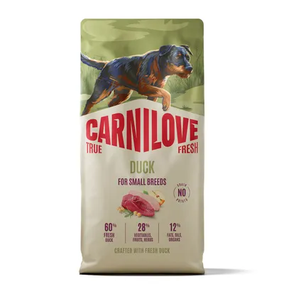 Carnilove True Fresh Adult Small Breeds с патешко - 12 кг