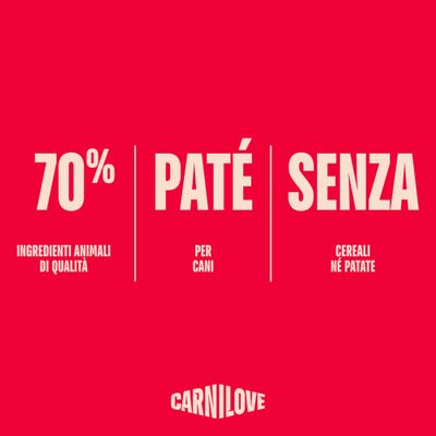 Carnilove Dog - Paté in Buste 4 x 300 g