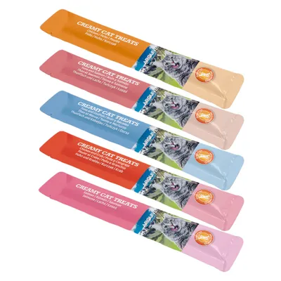 Arquivet Creamy Cat Treats Mix - Mix: 5 varianter (30 x 14 g)