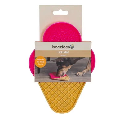 Beeztees Χαλάκι Γλειψίματος Παγωτό - Μ 21 x Π 15 x Υ 1,8 cm