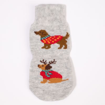 zooplus Exclusive Pet & Parent Weihnachtliche Socken - für Hunde (Einheitsgröße)