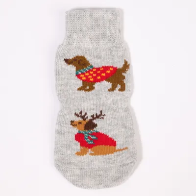 zooplus Exclusive Pet & Parent Weihnachtliche Socken - für Hunde (Einheitsgröße)