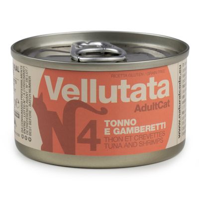 Natural Code Vellutata lattine 24 x 85 g - Tonno e Gamberetti
