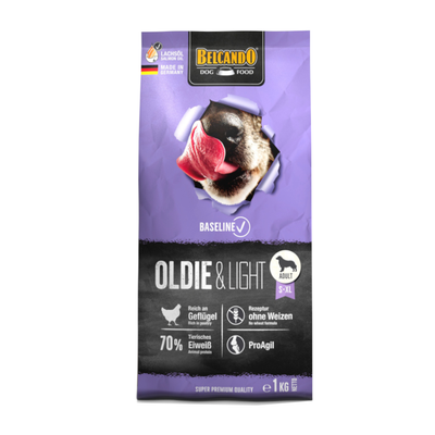 1 kg Belcando Baseline Oldie & Light - GRATIS für dich!
