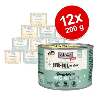 Sparpack: MAC's Cat Mono Sensitive 12 x 200 g