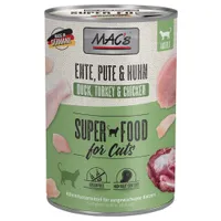 MAC's Cat 24 x 400 g Alimento umido per gatti - Mix Carne (4 varianti)