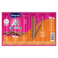 Vitakraft Cat Stick Classic pour chat - dinde, agneau (24 x 6 g)