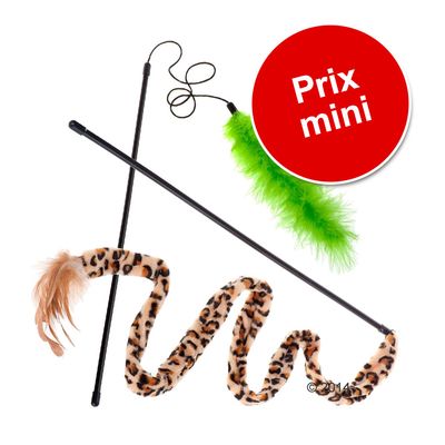 Lot de deux cannes à pêches XXL lot de 2 cannes à pêche