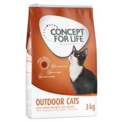 Concept for Life Outdoor Cats - Nouvelle recette 3 x 3 kg
