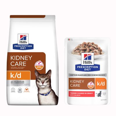 Hill's Prescription Diet c/d multicare stress per gatti, confezione con scritta 'Provami!' e testo laterale 'Salute delle vie urinarie' visibile sull'immagine.