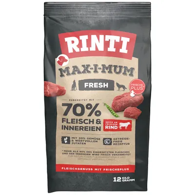 RINTI Max-i-mum Hovězí - výhodné balení: 2 x 4 kg