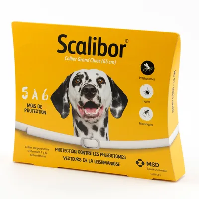 Scalibor® Collier antiparasitaire - 2 colliers grand chien, 65 cm