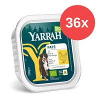 Sparpaket Yarrah Bio Schalen 36 x 150 g - Paté Bio-Truthahn mit Bio-Aloe Vera