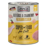 MAC´s Cat 6 x 800 g - Gevogelte, Rund & Cranberries