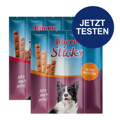 Rocco Sticks mit Geflügel. Soft & easy to portion! Jetzt testen.
