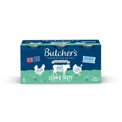 Butcher's Wholegrain Lean & Tasty 6 x 390g - Mixed Pack