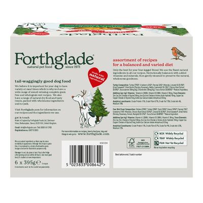 Forthglade Complete Meal Grain-Free Adult Dog - Christmas Classics