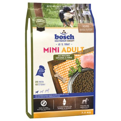 bosch Adult Mini Poultry & Millet, drób i proso 3 kg
