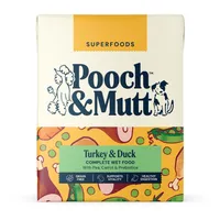 Pooch and Mutt Wet Dog Food - Turkey & Duck - 12 x 375g