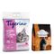 Lot découverte : 2 x 12 kg Litière Tigerino Premium senteur talc + 400 g Croquettes Wild Freedom Wide Country