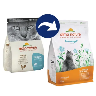 Verpackungsänderung: almo nature holistic urinary help mit fresh chicken wird zu almo nature urinary help adult cat dry pet food mit fresh chicken, 2 kg. Verpackungsänderung: almo nature holistic urinary help mit fresh chicken wird zu almo nature urinary help adult cat dry pet food mit fresh chicken, 2 kg.