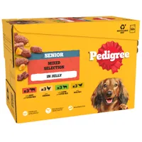 Pedigree Senior Pouch in Jelly Multipack - 12 x 100g