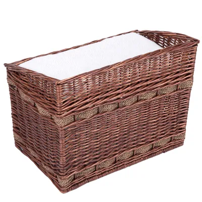 Katzenhaus Pueblo, dunkelbraun - L 56 x B 36 x H 42 cm