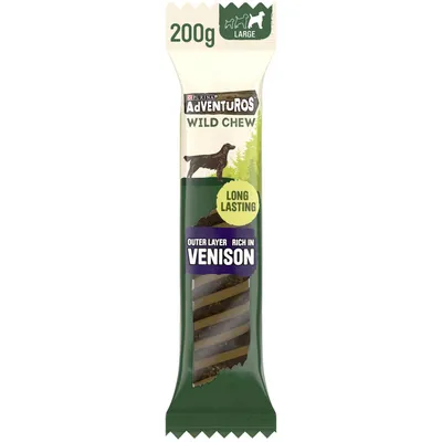 PURINA Adventuros Wild Chew for Large Dogs - Multibuy: 4 x 200g