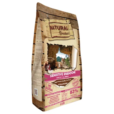 Natural Greatness Sensitive Indoor Pui și curcan - 6 kg