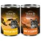Kombi-Paket: Wild Freedom Adult 6 x 200 g / 6 x 400 g - getreidefreie Rezeptur Golden Valley - Kaninchen & Huhn (6 x 400 g) + Wide Country - Huhn pur (6 x 400 g)