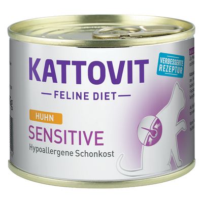 Kattovit Sensitive konzerva 185 g 12 x 185 g kura