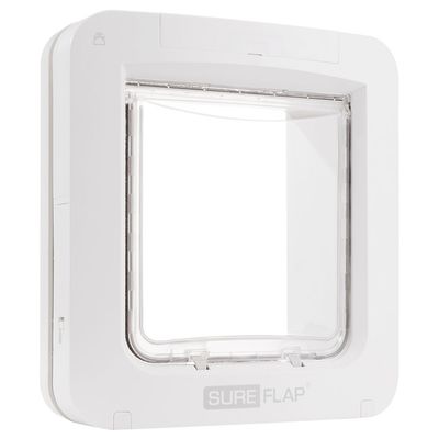 Sureflap Mikrochip Connect dvířka pro kočky s hubem a aplikací Dvířka SureFlap bílá - pouze dvířka L (použitelné jen s hubem, 17,8x17cm)