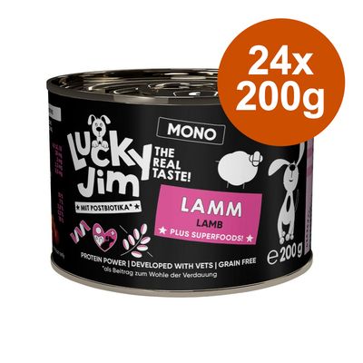 Sparpaket Lucky Jim MINI Mono 24 x 200 g